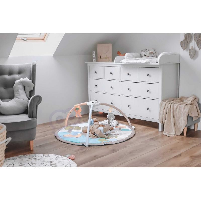 WOOPIE BABY Interaktywna Mata Edukacyjna Sensoryczna 8 Melodii Projektor Motyw Leśny