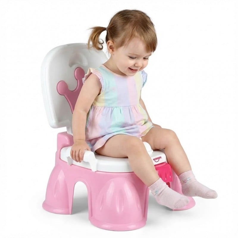 Pierwszy Nocnik 3w1 z Muzyką, Krzesełkiem i Stopniem WOOPIE BABY
