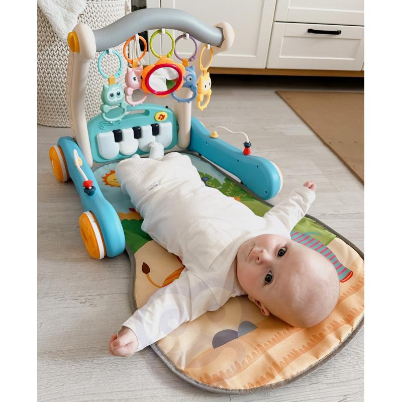 WOOPIE BABY Mata z Pałąkiem Pchacz 2w1 Pianinko