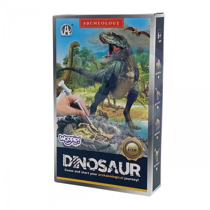 WOOPIE Zabawka Kreatywna Dinozaur Szkielet Wykopalisko Archeologiczne