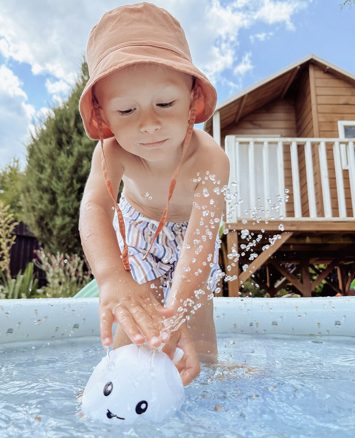 Zabawka do Kąpieli Wieloryb Tryskający Wodą Fontanna LED WOOPIE BABY – zdjęcie 11