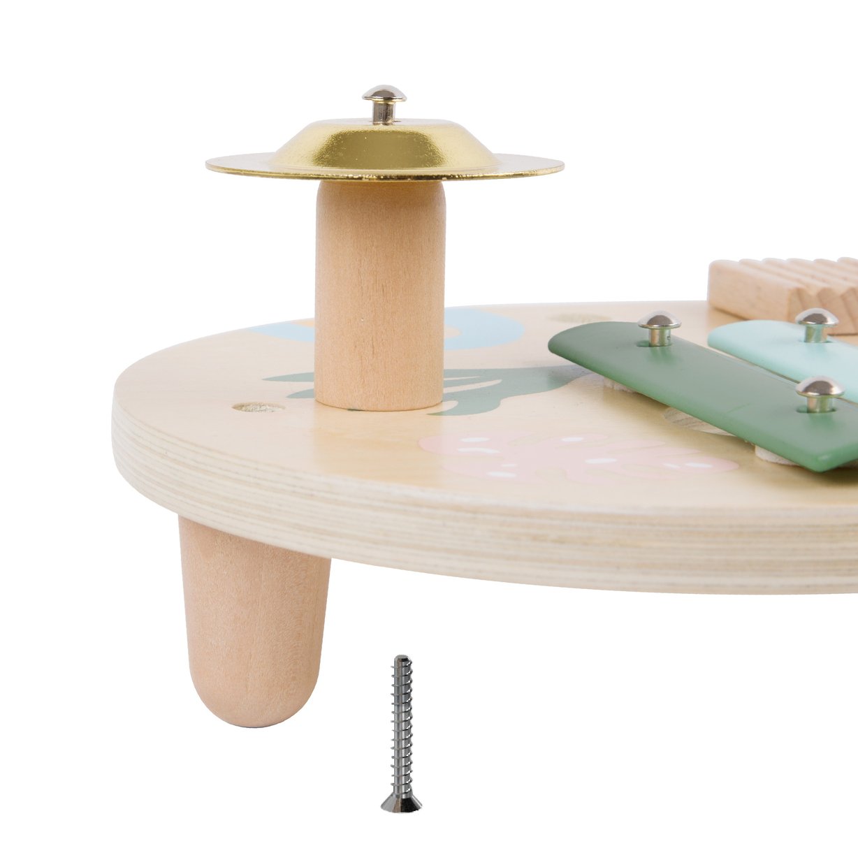 Zestaw Instrumenty Muzyczne dla Dzieci Cymbałki Bębenek Grzechotka 5 el. CLASSIC WORLD – zdjęcie 21