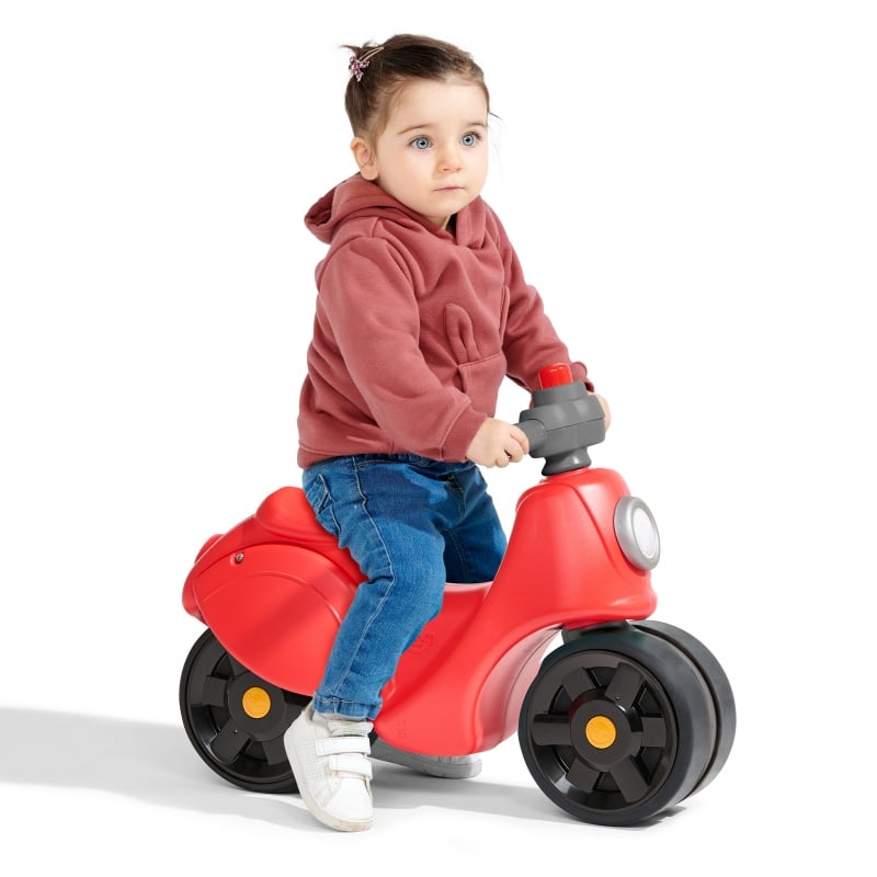 FALK Jeździk Scooter Strada Scooter Czerwony Ciche Opony od 1 Roku