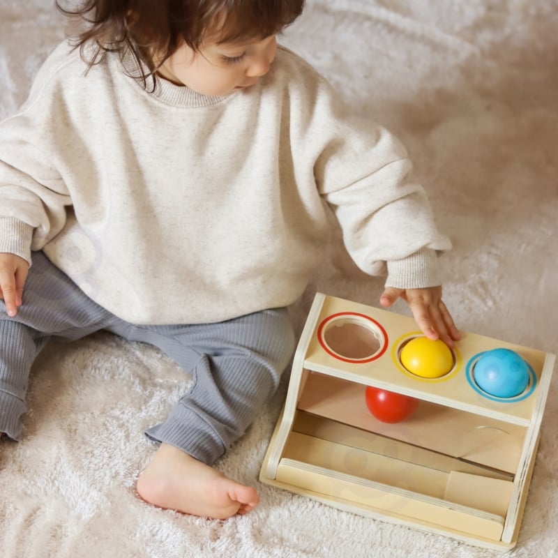 TOOKY TOY Box Pudełko XXL Montessori Edukacyjne 5w1 Sensoryczne 11-12 Mies