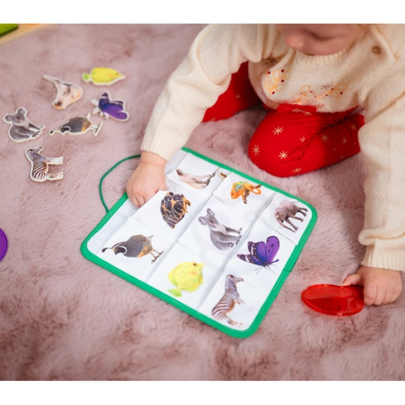TOOKY TOY Box Pudełko XXL Montessori Edukacyjne 7w1 Sensoryczne 25-30 Mies.