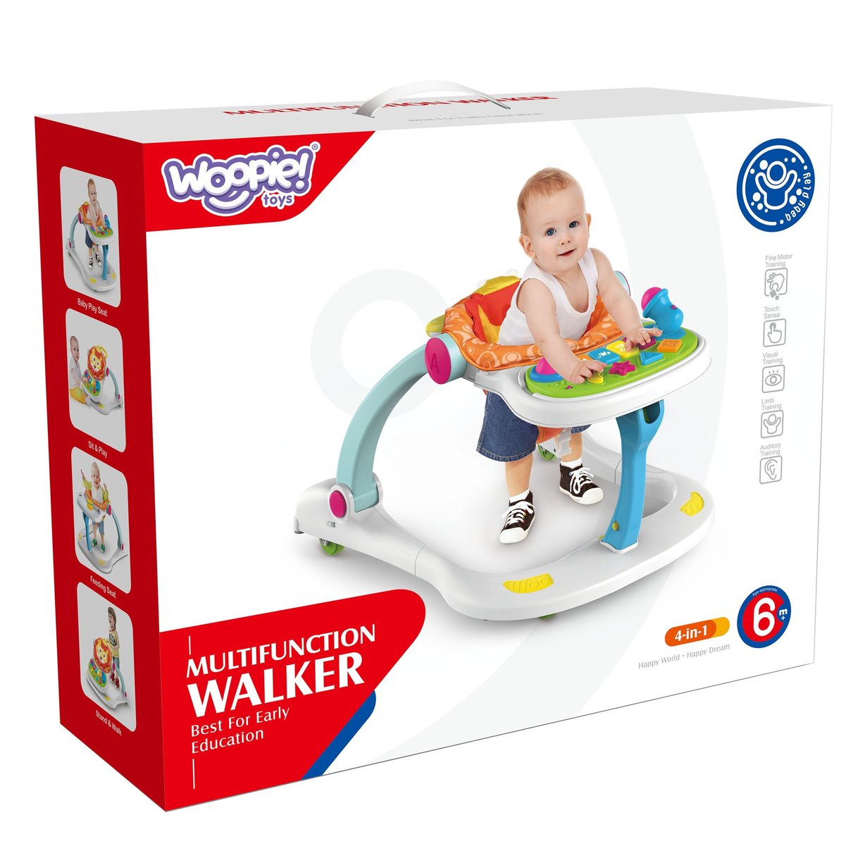 WOOPIE BABY Chodzik Multifunkcjny Lew 6m+