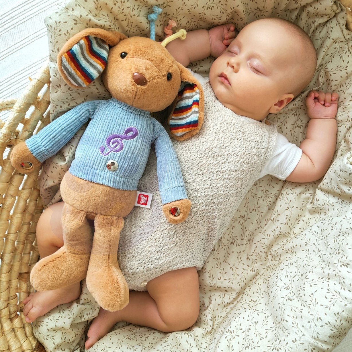 WOOPIE BABY Króliczek Interaktywny Przytulanka z Dźwiękiem i Światłem