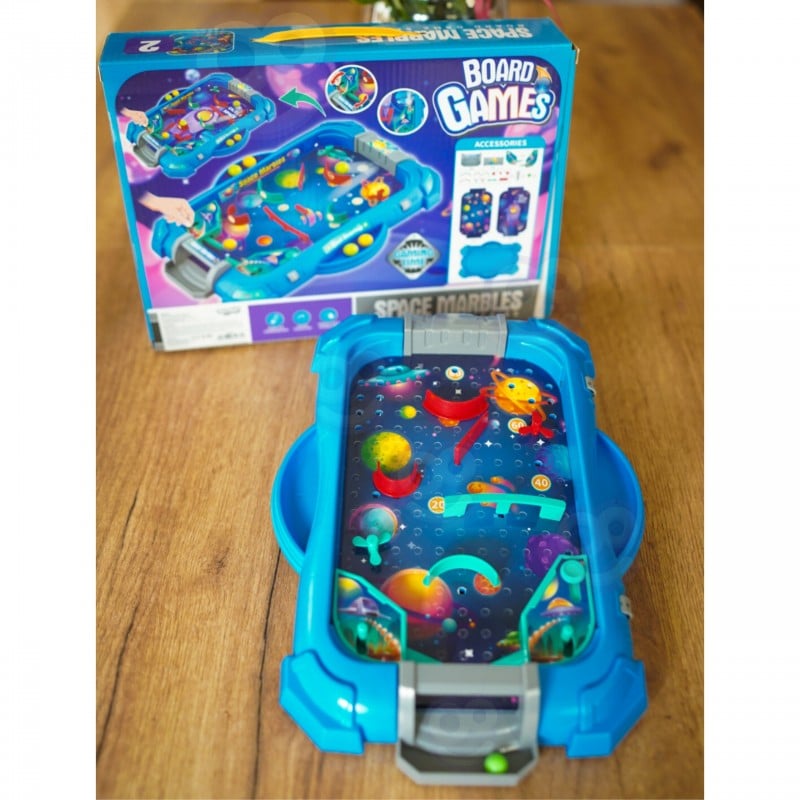 Woopie Gra Zręcznościowa Flipper Pinball Kosmiczny 2w1 Automat Retro Prezent