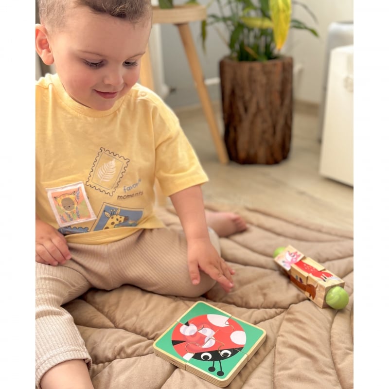 TOOKY TOY Box Pudełko XXL Montessori Edukacyjne 7w1 Sensoryczne 22-24 Mies