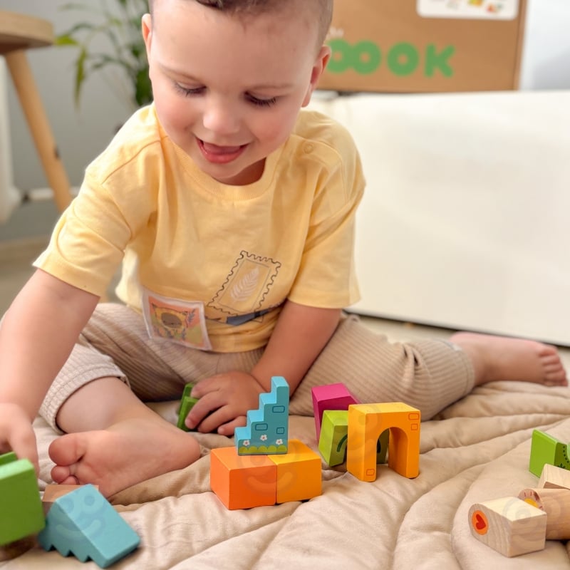 TOOKY TOY Box Pudełko XXL Montessori Edukacyjne 7w1 Sensoryczne 22-24 Mies