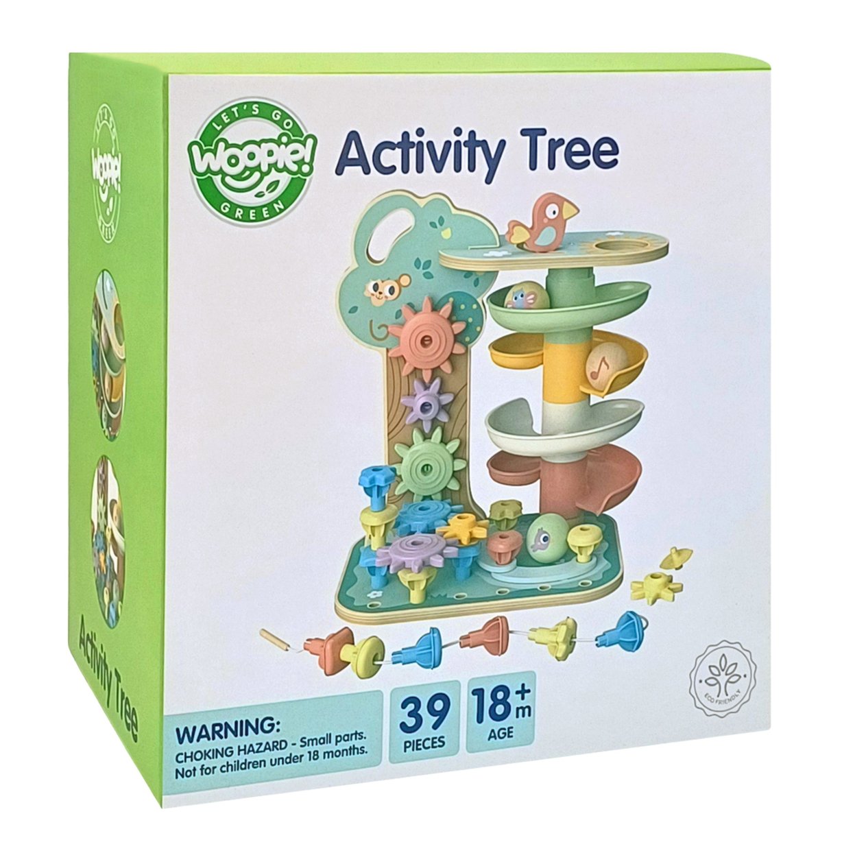 Woopie Green Drzewko Aktywnosci Kulodrom Montessori 4w1 Fsc
