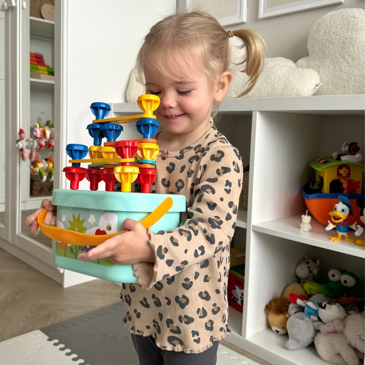 Woopie Green Konstrukcyjny Box Motoryczny Montessori 12w1 Fsc 10