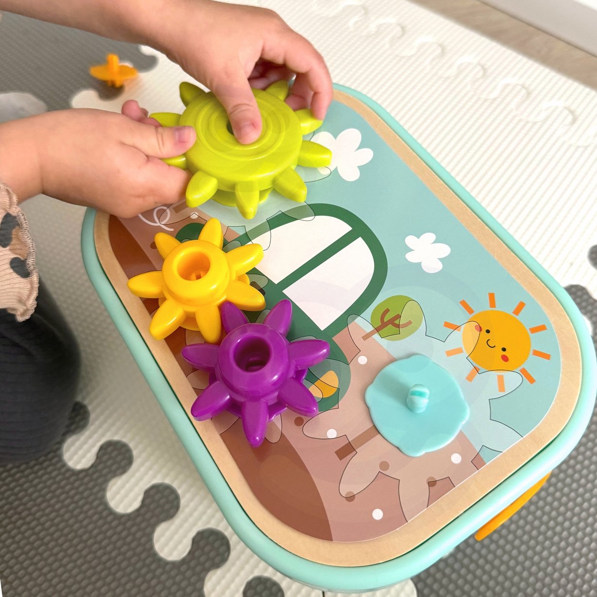 Woopie Green Konstrukcyjny Box Motoryczny Montessori 12w1 Fsc 5