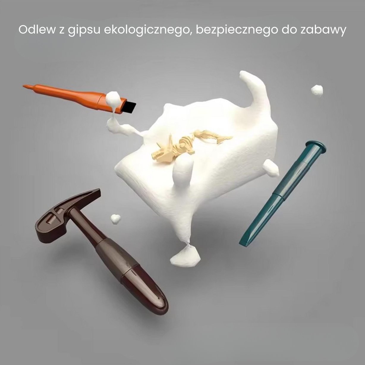 Wykopalisko "Mały Archeolog" 6 Szkieletów Dinozaurów WOOPIE – zdjęcie 15