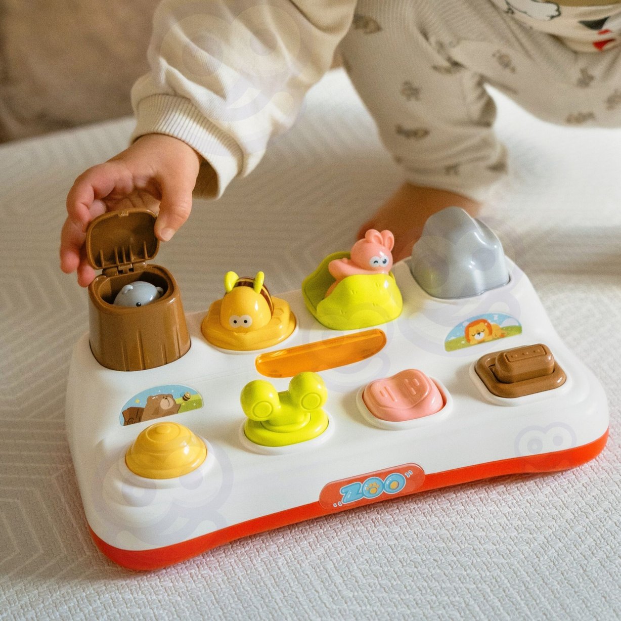 Zabawka Edukacyjna Wyskakujące Zwierzątka ZOO Pop Up WOOPIE BABY – zdjęcie 8