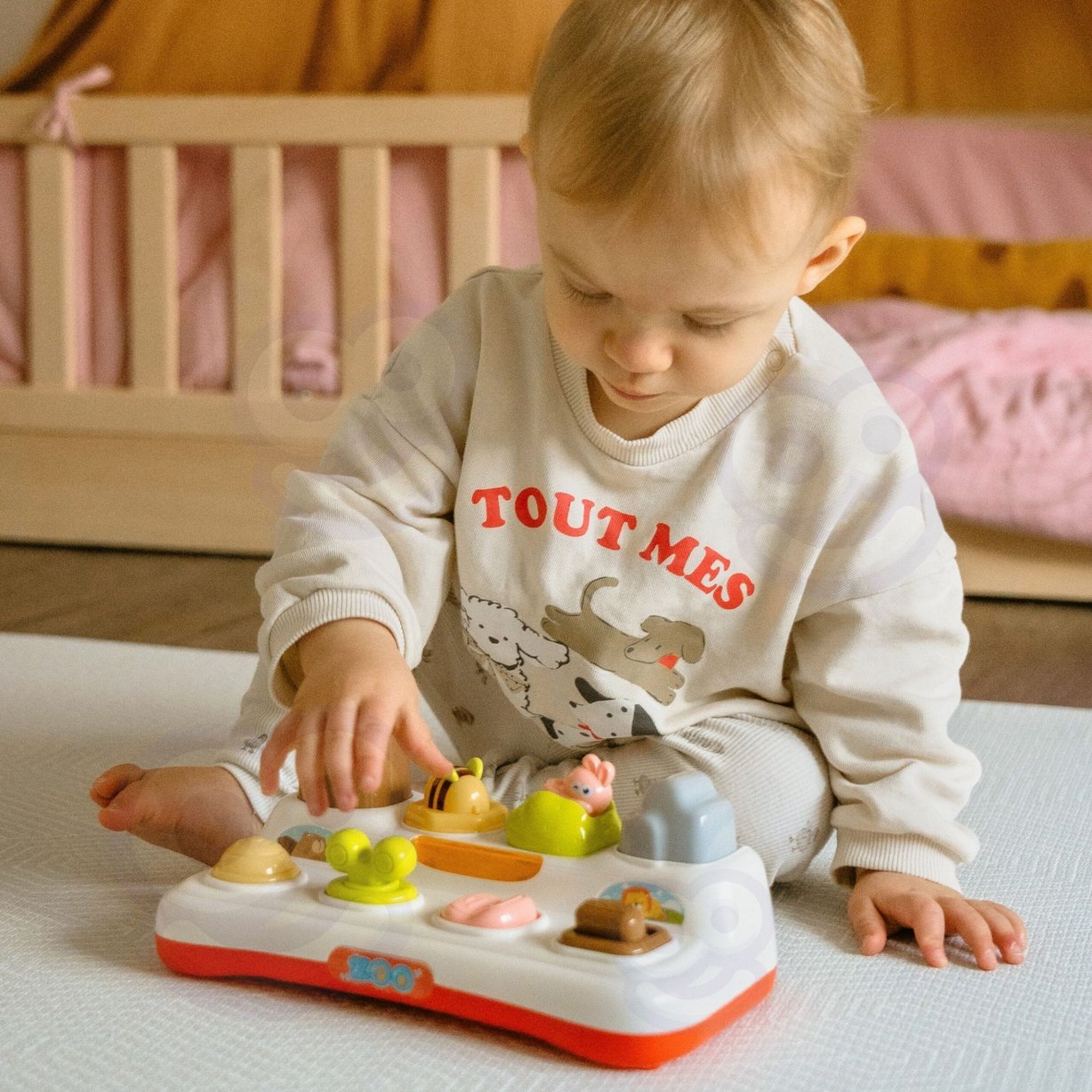 Zabawka Edukacyjna Wyskakujące Zwierzątka ZOO Pop Up WOOPIE BABY – zdjęcie 10