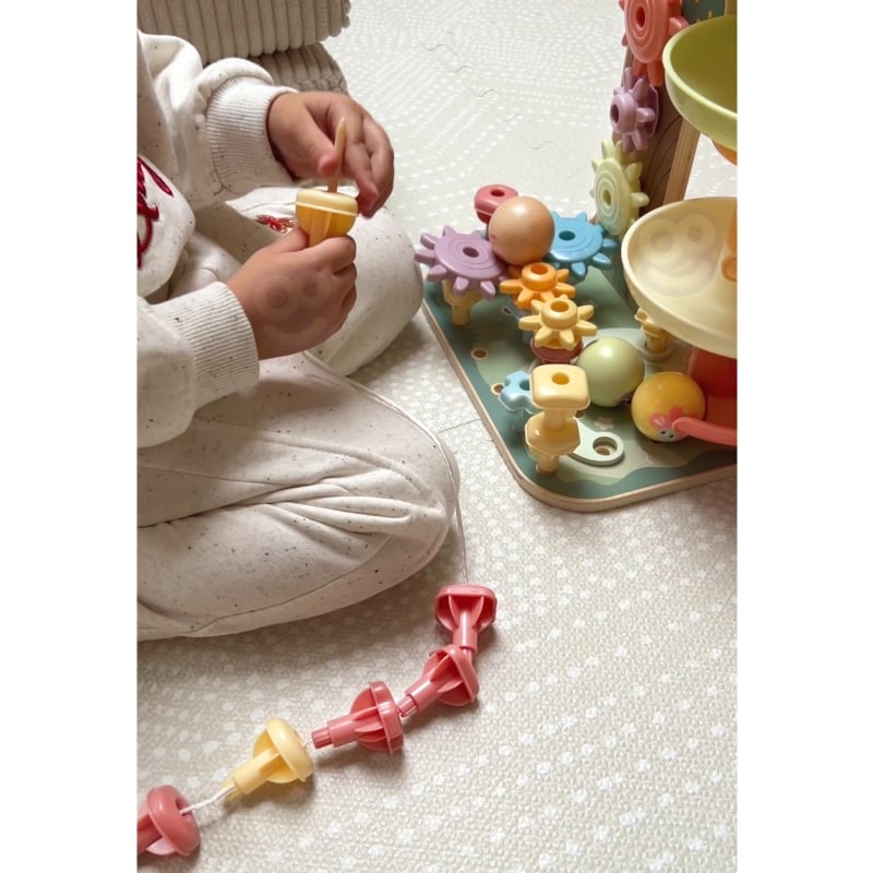 WOOPIE GREEN Drzewko Aktywności Kulodrom Montessori 4w1 FSC