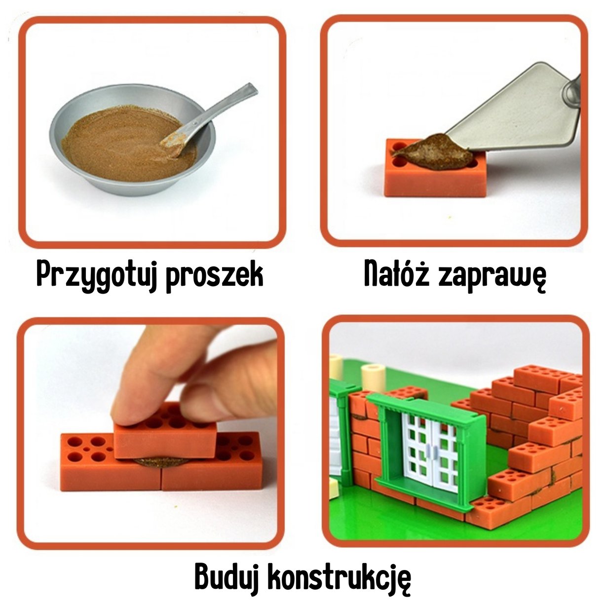 Zestaw do Budowania z Mini Cegiełek Willa z Tarasem 357 el. WOOPIE