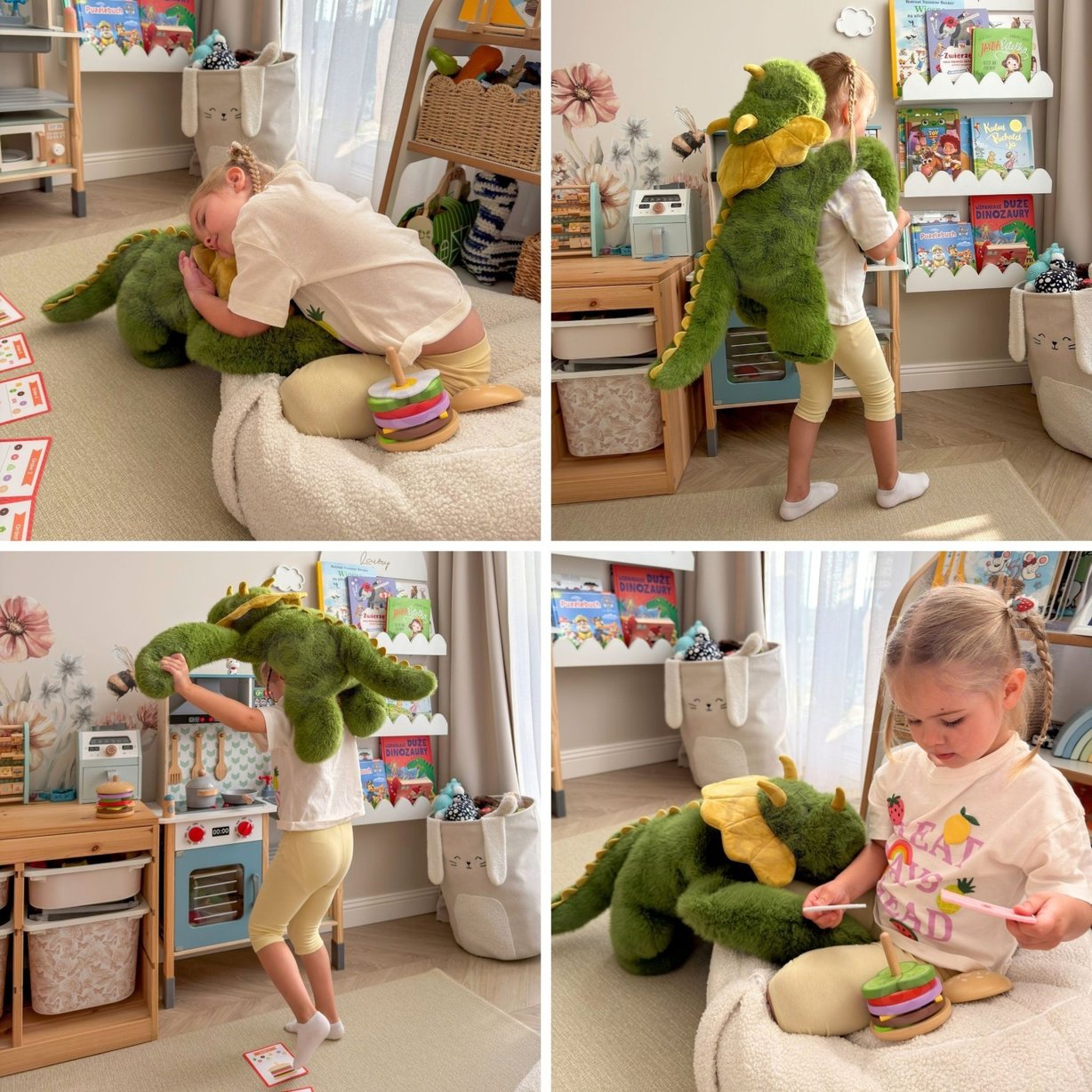Pluszak Obciążeniowy Dinozaur Ciężkomiś 65 cm 1,5 kg WOOPIE