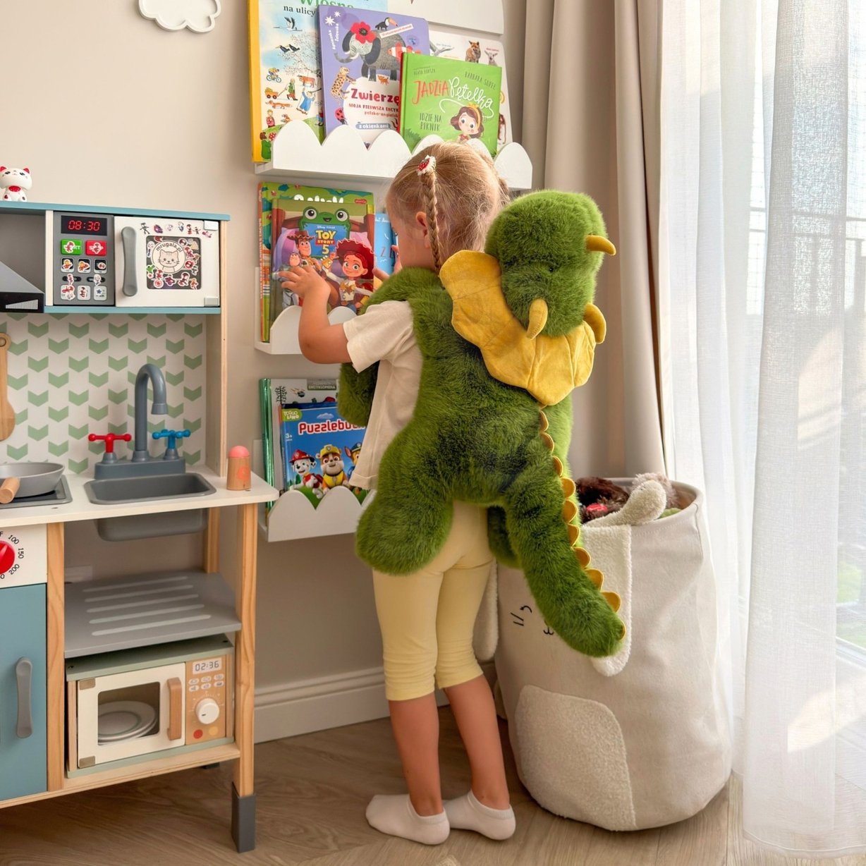 Pluszak Obciążeniowy Dinozaur Ciężkomiś 65 cm 1,5 kg WOOPIE