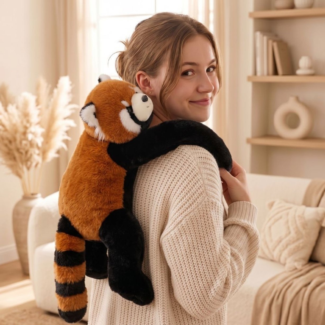 Pluszak Obciążeniowy Ruda Panda Ciężkomiś 65 cm 2,5 kg WOOPIE