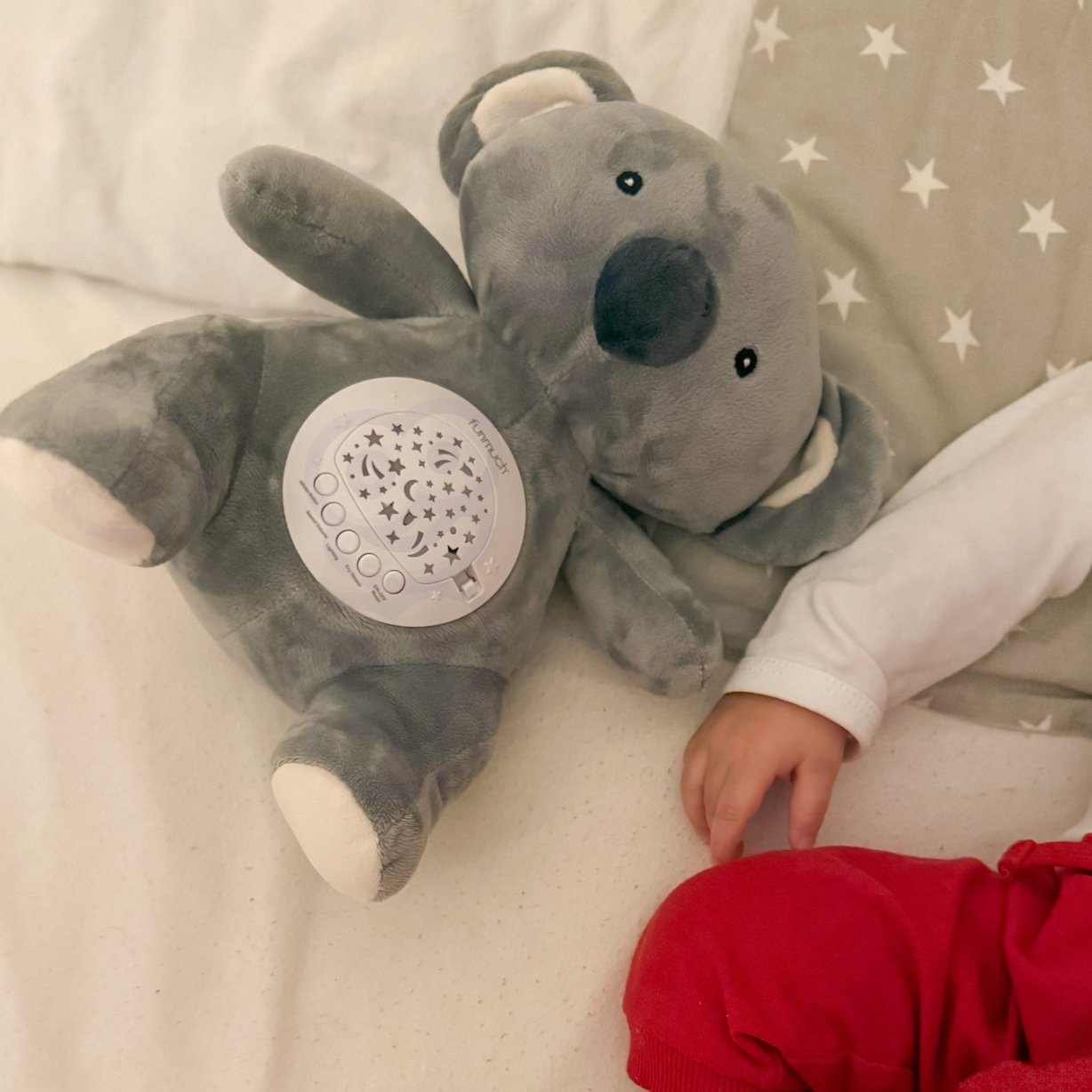 Przytulanka Koala z Projektorem Uspokajacz Usypiacz Kołysanki Czujnik Płaczu WOOPIE BABY – zdjęcie 9