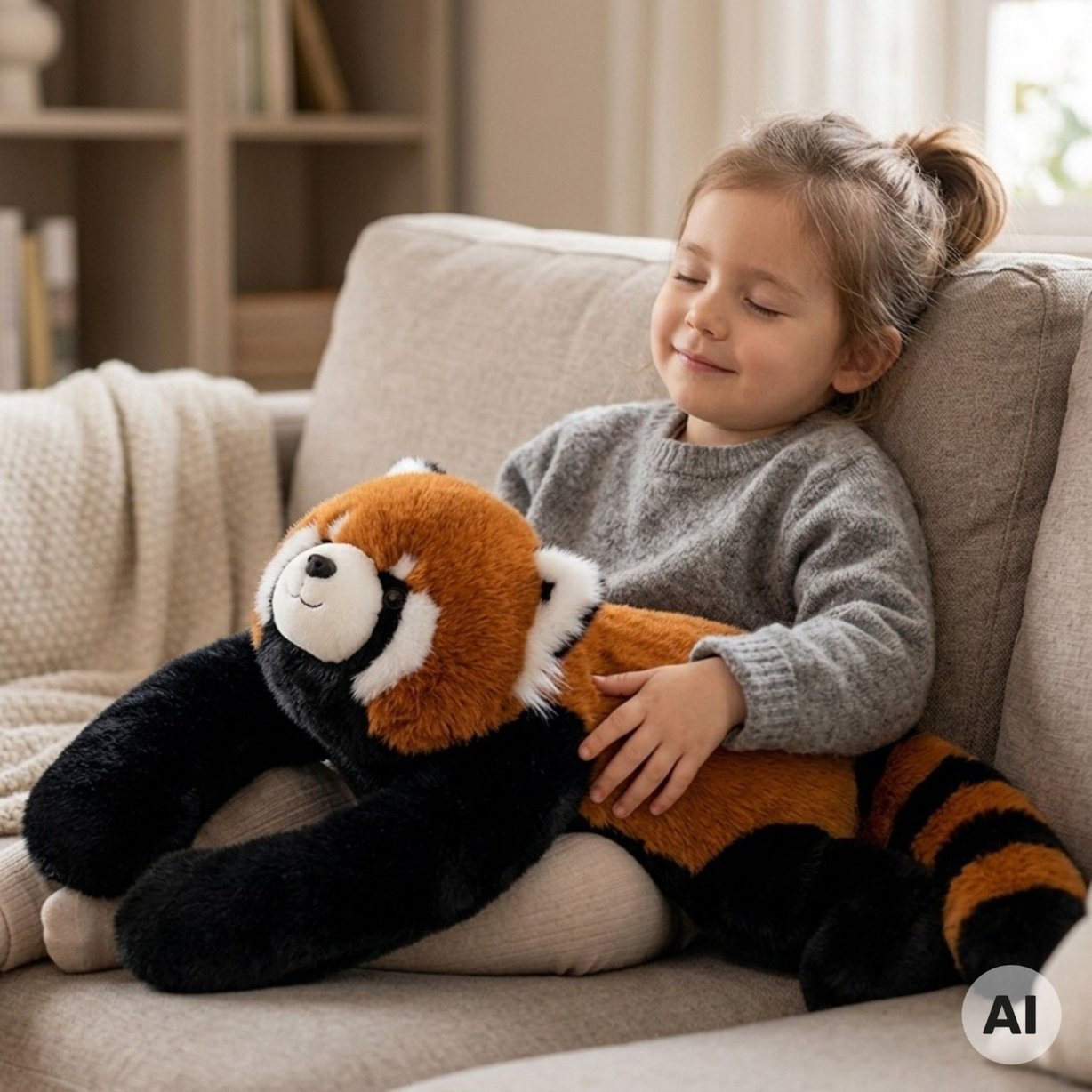 Pluszak Obciążeniowy Ruda Panda Ciężkomiś 65 cm 1,5 kg WOOPIE