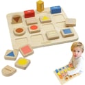 Tablica Edukacyjna Sorter Kształty i Kolory MASTERKIDZ - Zabawki dla dzieci