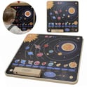 Interaktywna Tablica Edukacyjna Układ Słoneczny z Podświetlanymi Planetami MASTERKIDZ - Zabawki dla dzieci
