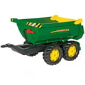 rollyTrailer Przyczepa wWywrotka Halfpipe John Deere ROLLY TOYS - Zabawki dla dzieci