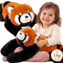 Pluszak Obciążeniowy Ruda Panda Ciężkomiś 65 cm 1 kg WOOPIE - Zabawki dla dzieci