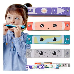Drewniana Harmonijka Ustna dla Dzieci 1 szt. CLASSIC WORLD