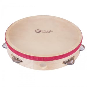 Instrument Muzyczny Tamburyn 25 cm CLASSIC WORLD EDU