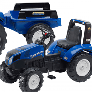 Traktor na Pedały New Holland Duży z Przyczepką od 3 lat FALK
