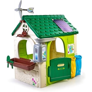 Domek ogrodowy Eco Karmnik Segregacja Odpadów Imitacja Panelu Słonecznego FEBER