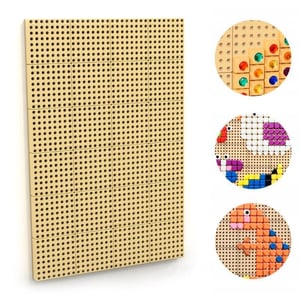 Panel Ścienny Tablica Naukowa Kreatywna STEM + Panel Montażowy 120x80 cm MASTERKIDZ