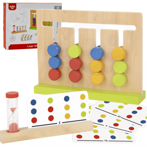 Gra Logiczna Układanka na Czas Kolory 30 Wzorów 18 el. TOOKY TOY