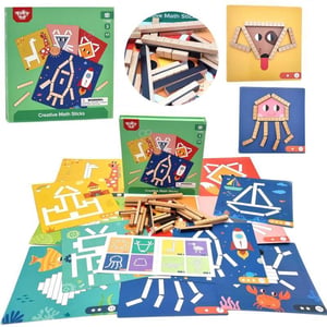 Układanka Gra Logiczna Łamigłówki Klocki Magnetyczne dla Dzieci 49 el. TOOKY TOY