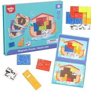 Układanka Magnetyczna Montessori Logiczna Puzzle Tetris Arka Noego 26 el. TOOKY TOY
