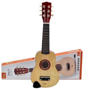 Drewniana Gitara dla Dzieci Naturalna 21 Cali 6 Strun VIGA