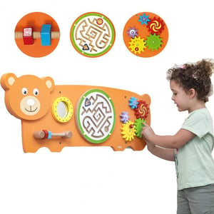 Sensoryczna Tablica Manipulacyjna Miś Montessori VIGA Toys