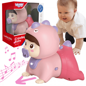 Raczkujący Bobas Zabawka z Melodiami Świecąca WOOPIE BABY