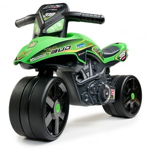 Jeździk Racing Zielony Motorek Szerokie Koła od 1 roku FALK