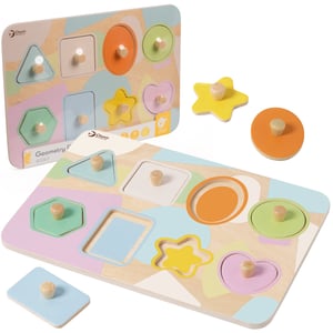 Układanka Puzzle Klocki Geometryczne 9 el. CLASSIC WORLD