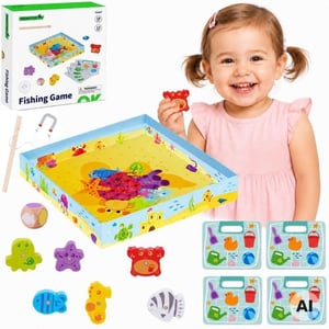 Gra Łowienie Rybek Gra Zręcznościowa TOOKY TOY