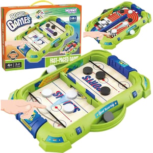 Gra Zręcznościowa Borad Game Planszowa Mini Hokej Wyścigi Pinball WOOPIE