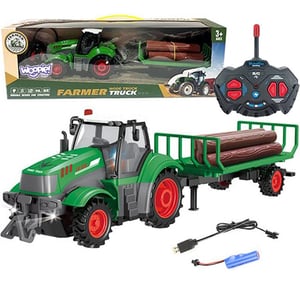 Traktor z Przyczepą na Pilota Sterowany RC - Skala 1:24 WOOPIE