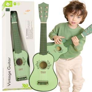 Drewniana Gitara Vintage dla Dzieci 3+ CLASSIC WORLD