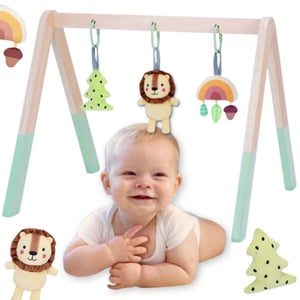 Baby Gym Stojak Edukacyjny Gimnastyczny 3 Zawieszki TOOKY TOY