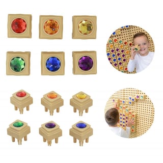 Akrylowe Kolorowe Diamenciki Do Tablicy Naukowej STEM 72 Sztuki MASTERKIDZ